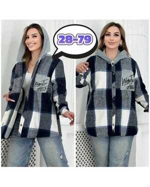 Женская рубашка ткань драп в размер