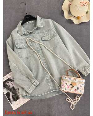 Женская джинсовая рубашка фабричный китай