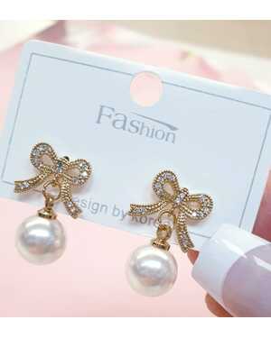 Серьги с жемчугом